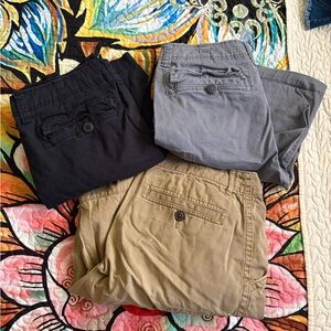 3 cargo shorts bundle